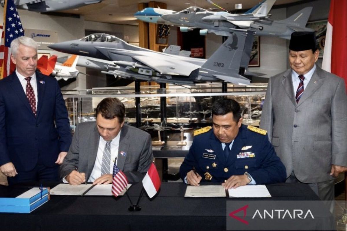 Indonesia dan Boeing resmi teken MoU pembelian 24 unit pesawat tempur F-15EX