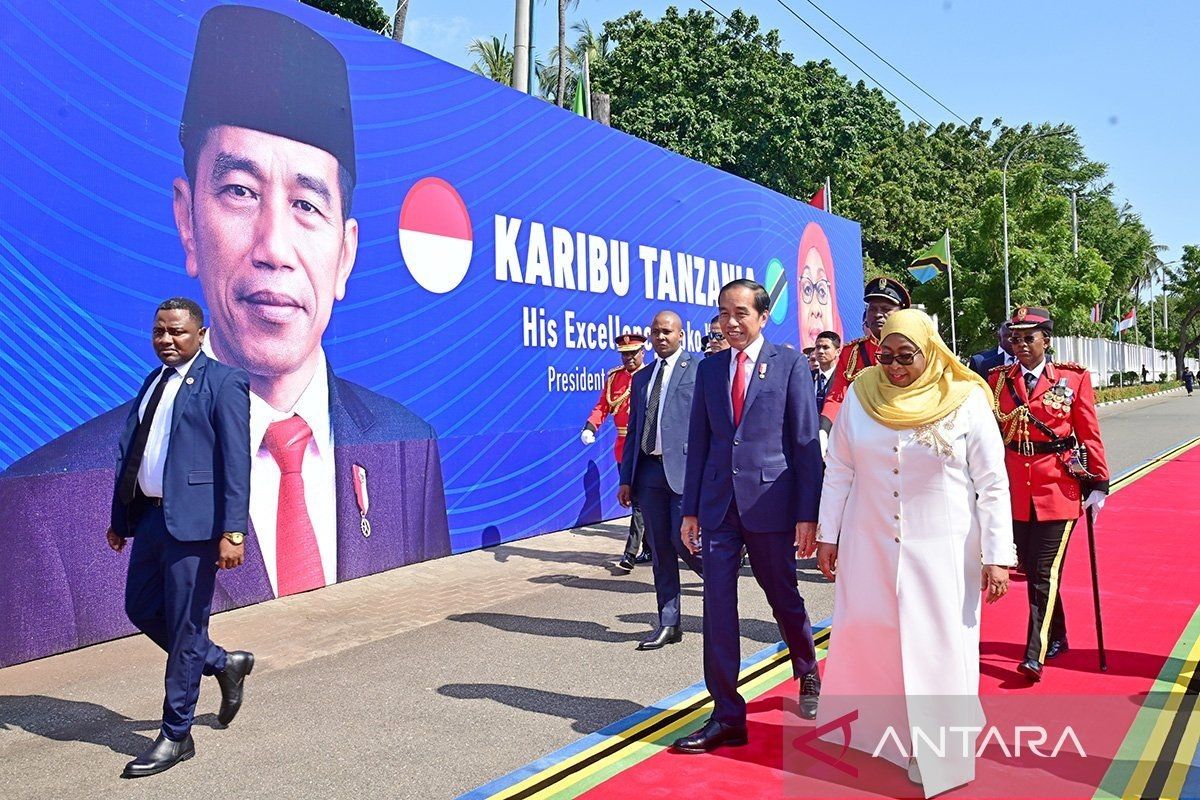 Jokowi temui Presiden Tanzania bahas sejumlah kerja sama bilateral