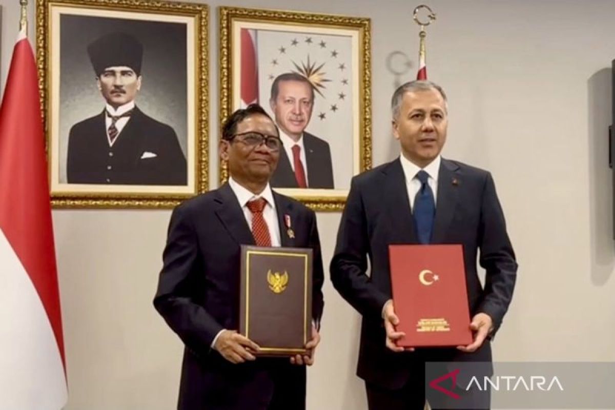 Indonesia dan Turki teken kerja sama keamanan mencakup TPPO dan TPPU