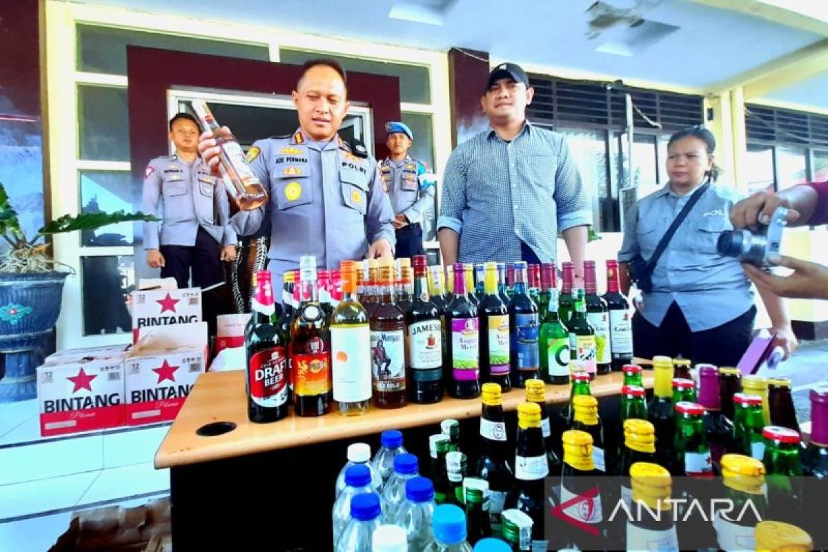 Kapolresta: Peredaran minuman keras di Kota Gorontalo masih tinggi