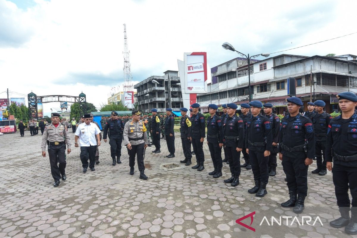 653 personel bergeser lakukan pengamanan 99 TPS Pilkades serentak di Padangsidimpuan