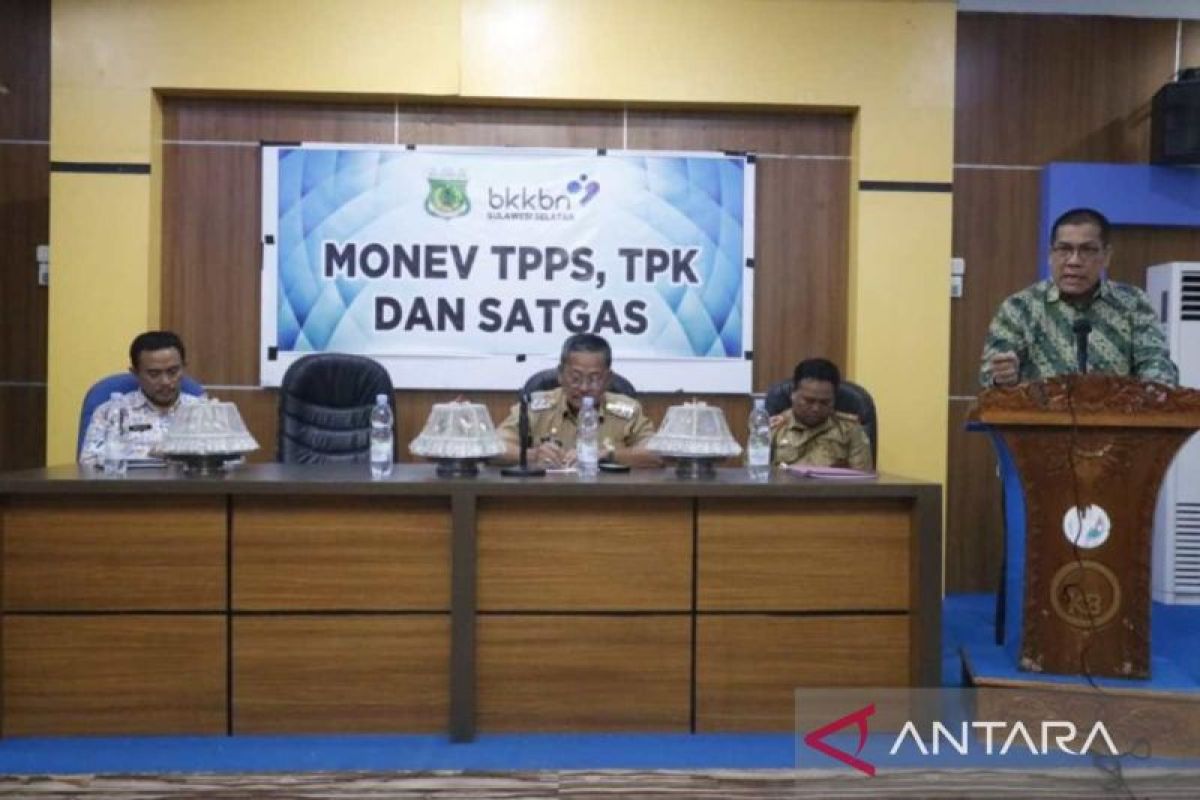 Satgas Stunting Pinrang gelar monev TPPS bersama Deputi Litbang BKKBN