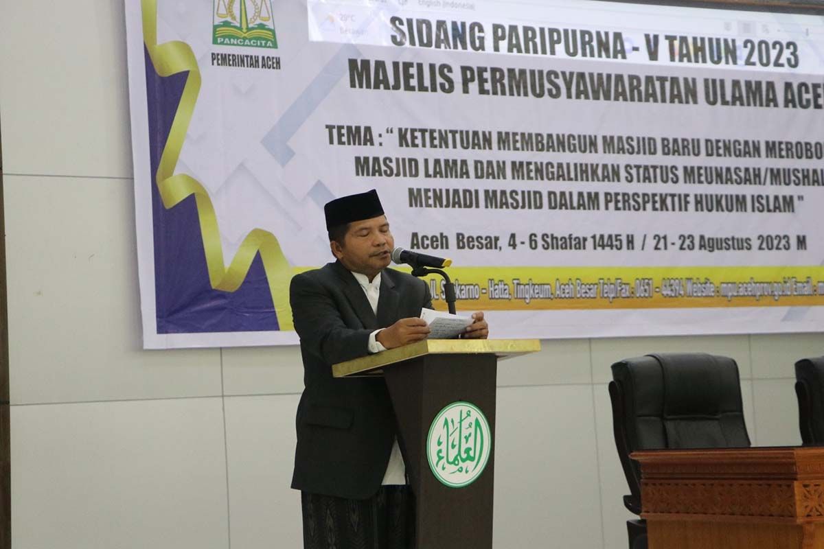 Ulama Aceh terbitkan fatwa hukum merobohkan masjid lama