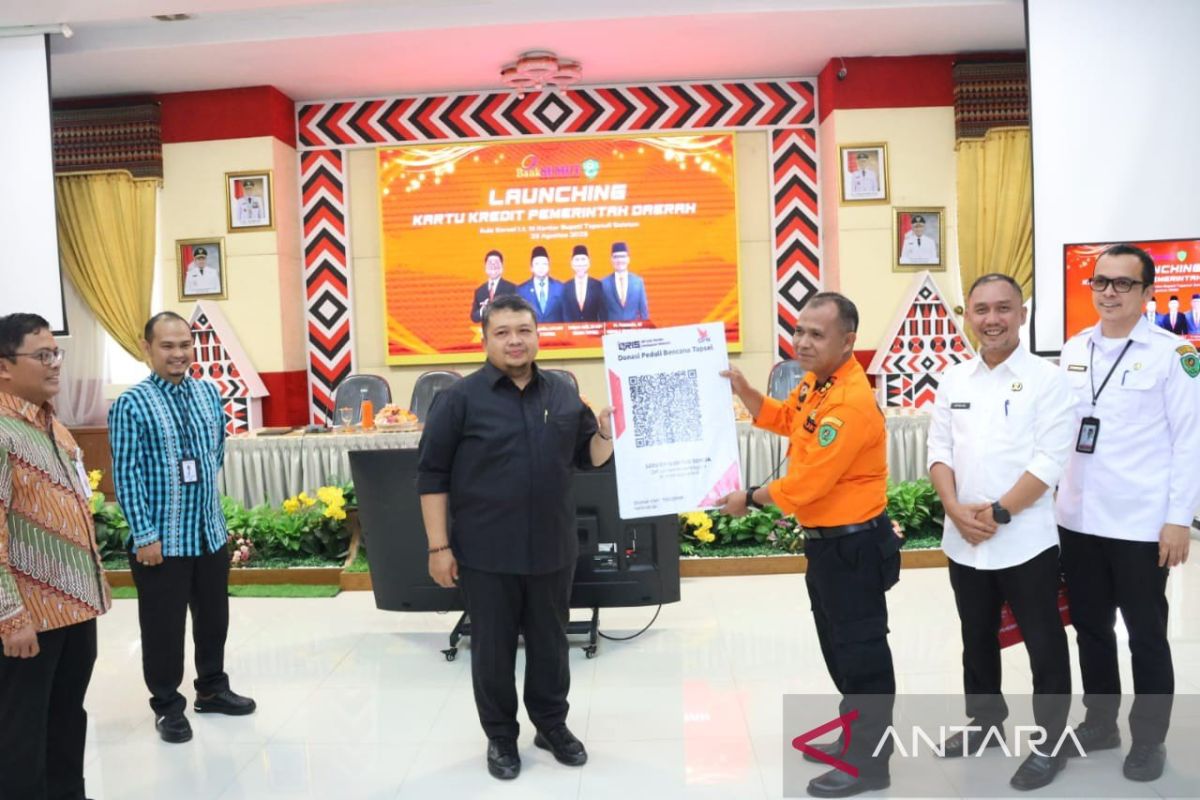 Bupati Tapsel launching dompet peduli bencana lewat Q-RIS