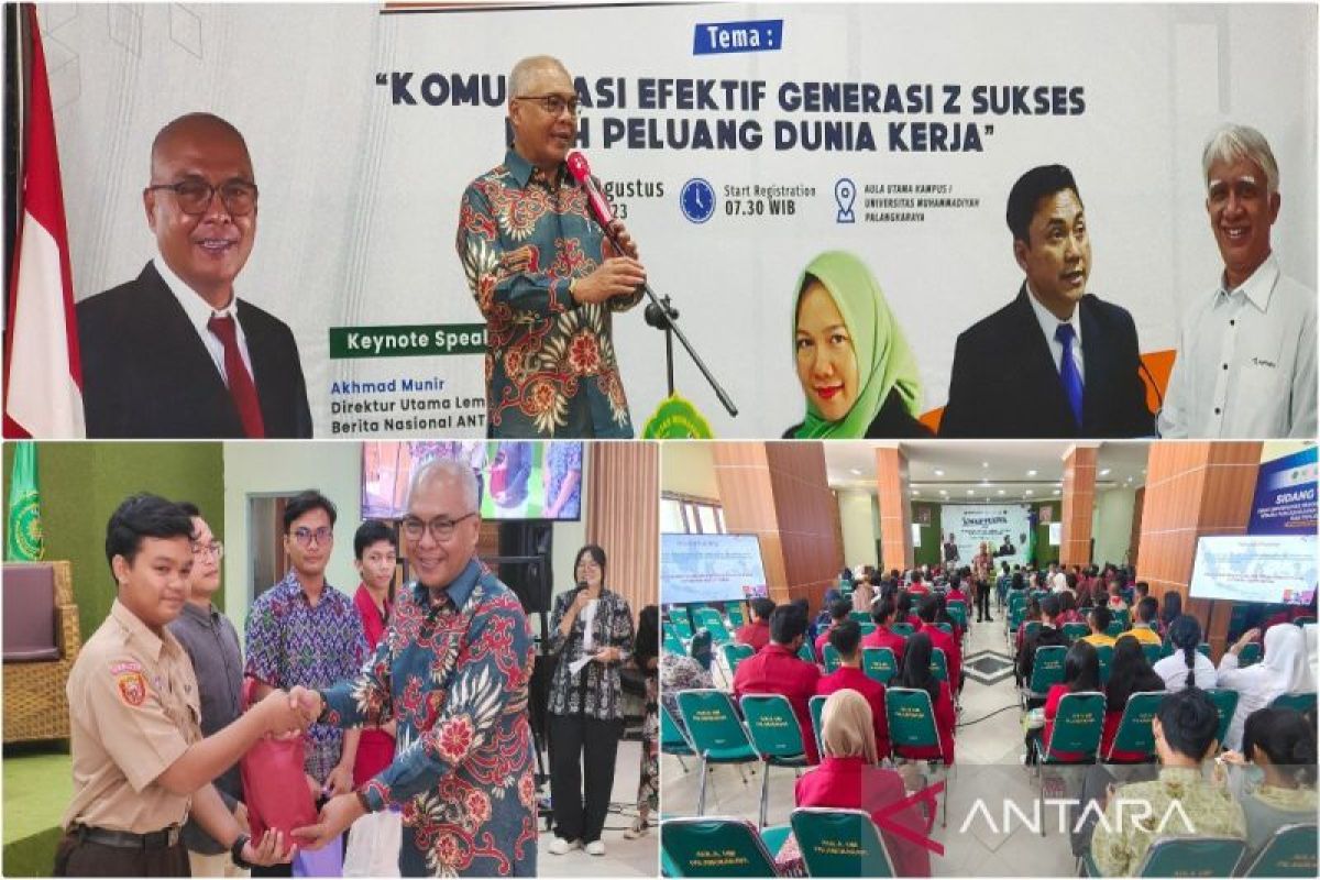 Dirut ANTARA ajak generasi muda di Kalimantan Tengah perkuat "personal branding"