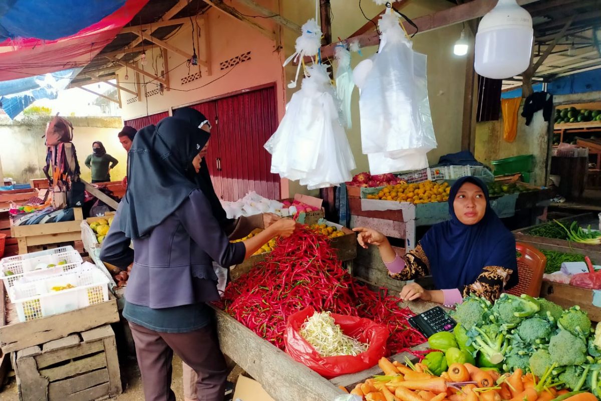 Harga cabai merah di pasar tradisonal Batanghari naik