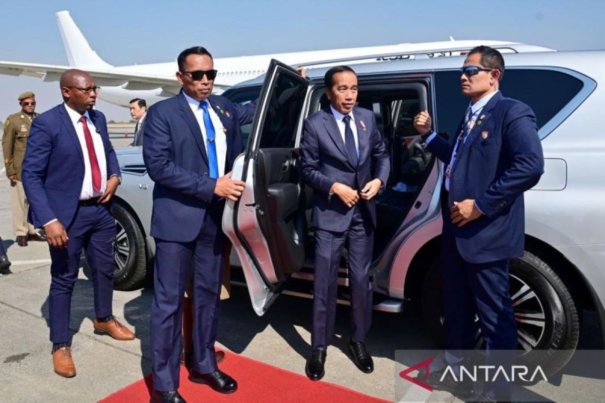 Presiden Jokowi bertolak ke Tanah Air dari Afrika Selatan