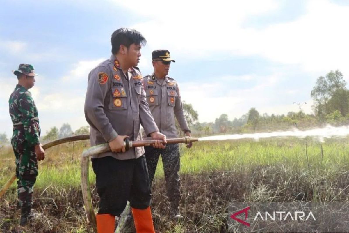 Polres Banjarbaru wajibkan pemilik lahan tanggung jawab pemadaman