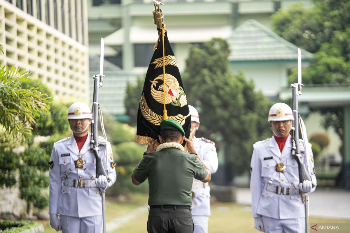 Penyambutan Panglima Kodam II Sriwijaya yang baru