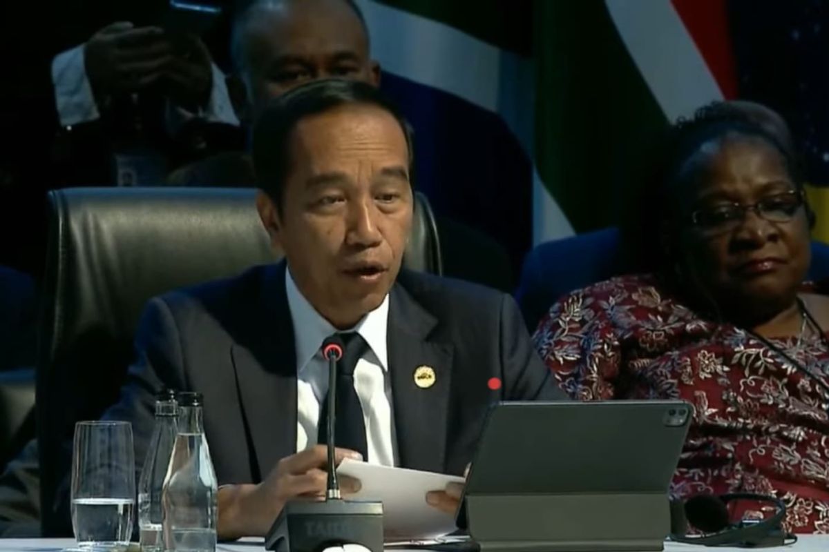 Jokowi serukan penghormatan hukum internasional dan HAM di KTT BRICS