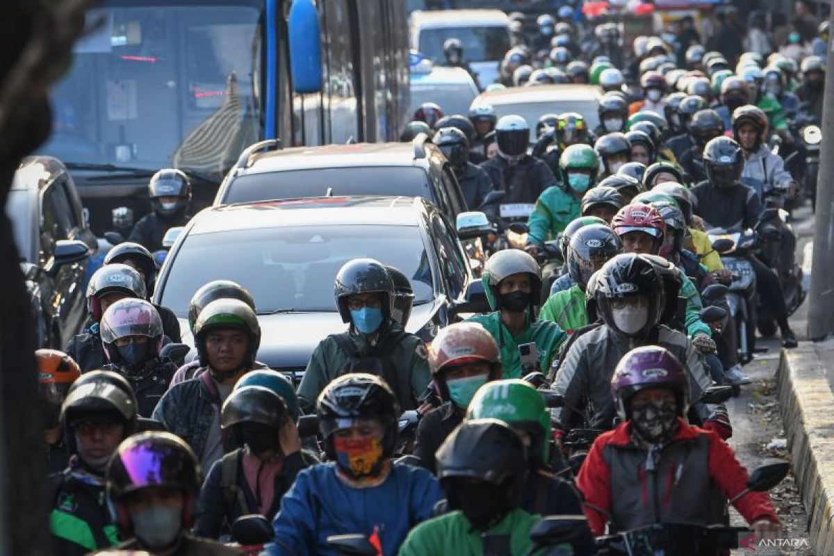 Traffic in Jakarta only decreases by 1.69 pct during WFH: Official