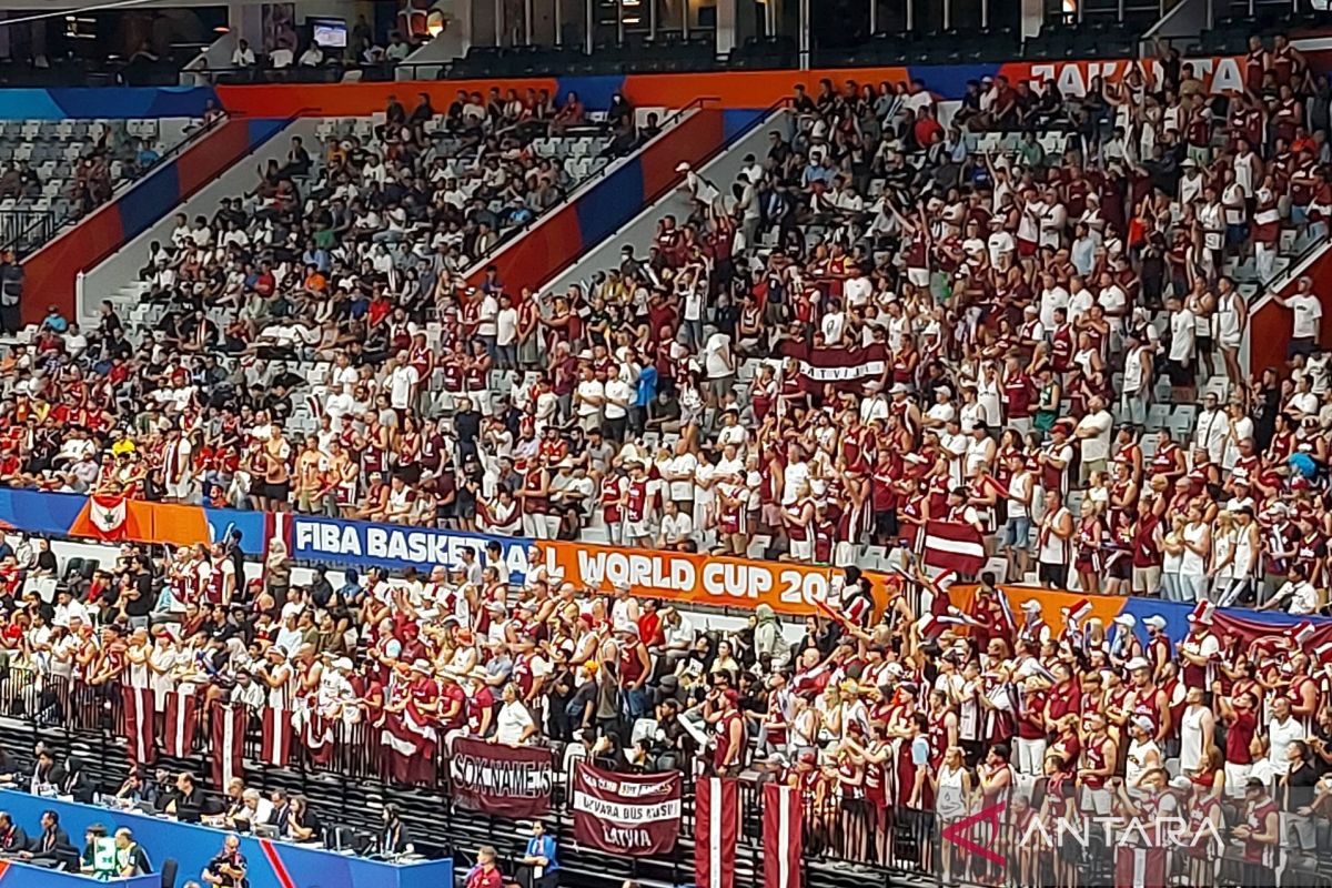 Ratusan warga Latvia terbang ke Indonesia demi FIBA World Cup 2023