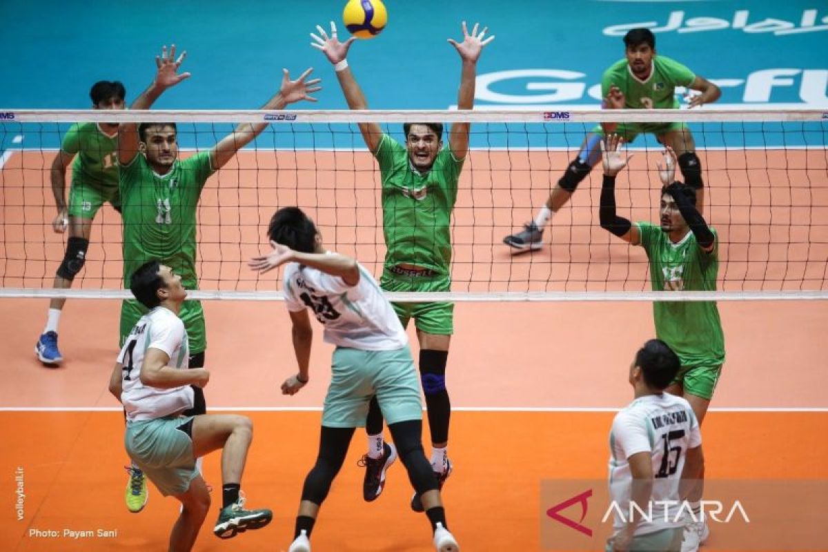 Timnas voli Indonesia kalah di tangan Pakistan lewat drama lima set