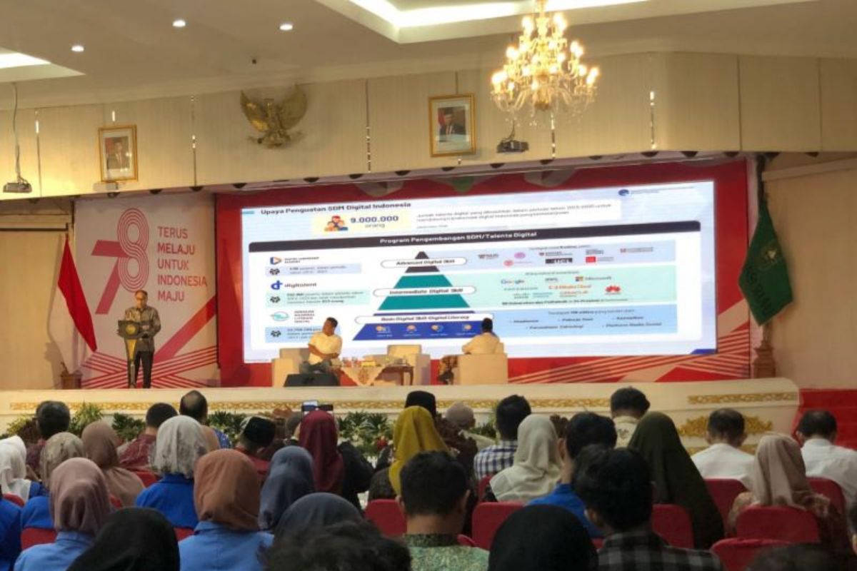 Menkominfo sebut 2.656 talenta digital tercipta di Provinsi Riau