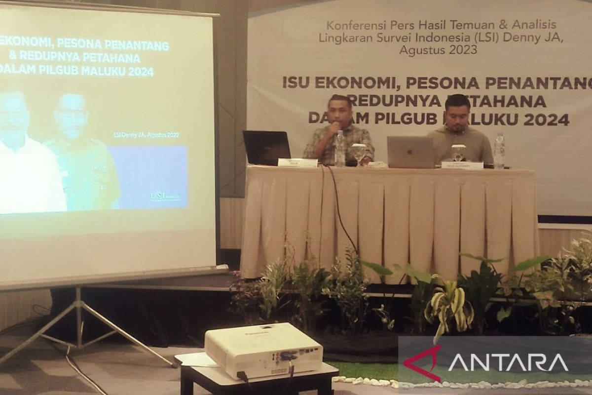 LSI: Isu ekonomi paling penting di Pilgub Maluku 2024