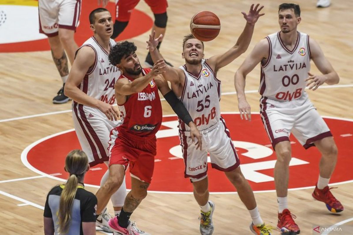 FIBA World Cup 2023 - Latvia kalahkan Lebanon
