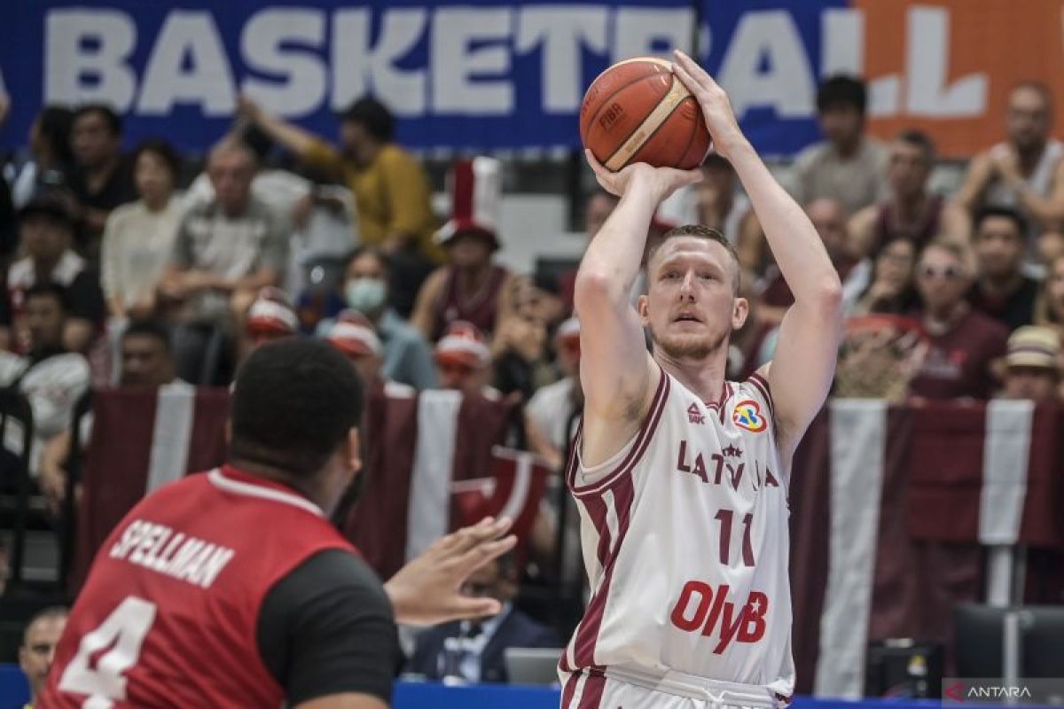 FIBA 2023: Debut Latvia di piala dunia lebih dari 100 poin