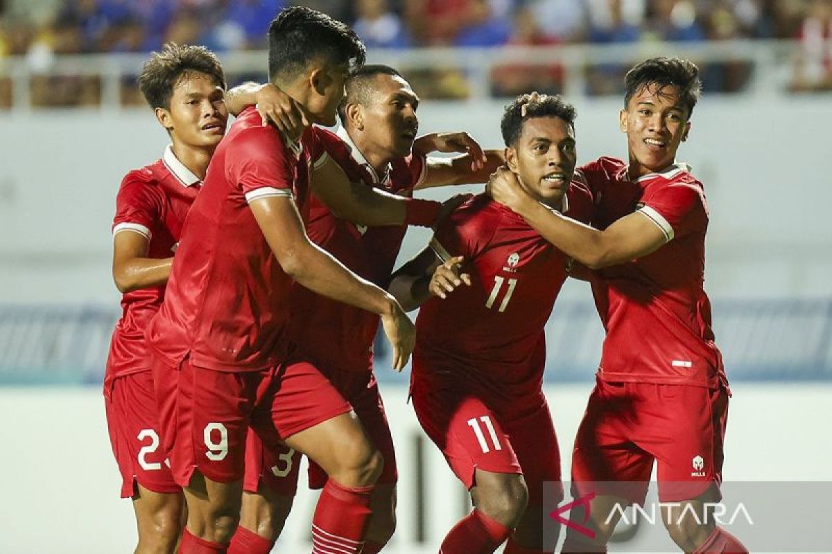 Indonesia vs Vietnam imbang 0-0 pada babak pertama final piala AFF U-23