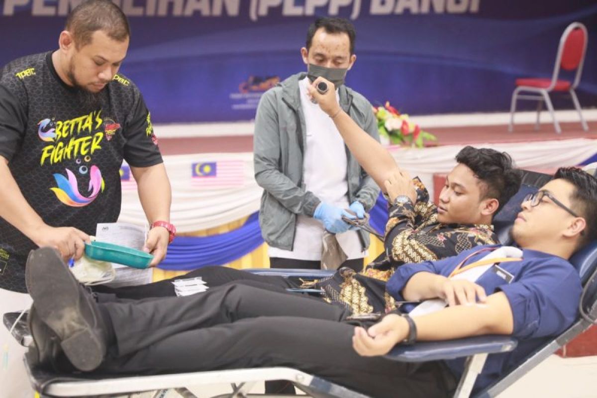 Mahasiswa UKM gelar donor darah Bulan Kemerdekaan RI-Malaysia