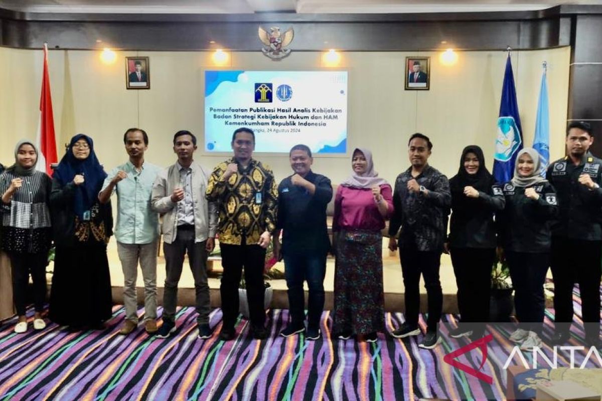 Badan Strategi Kebijakan Kemenkumham sosialisasikan hasil analisis kebijakan di Universitas Bangka Belitung