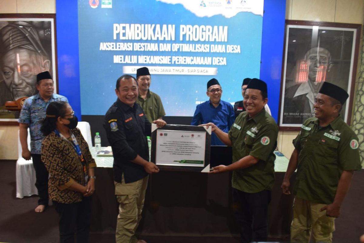 LPBI NU Jatim gandeng BPBD dan Australia luncurkan program Destana