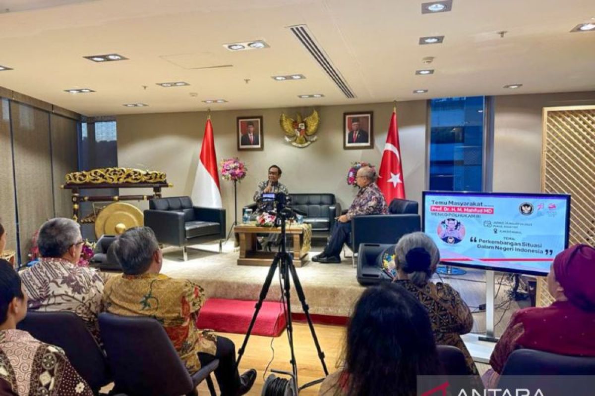 Bertemu mahasiswa di Turki, Mahfud MD bahas Soekarno dan lahirnya Pancasila