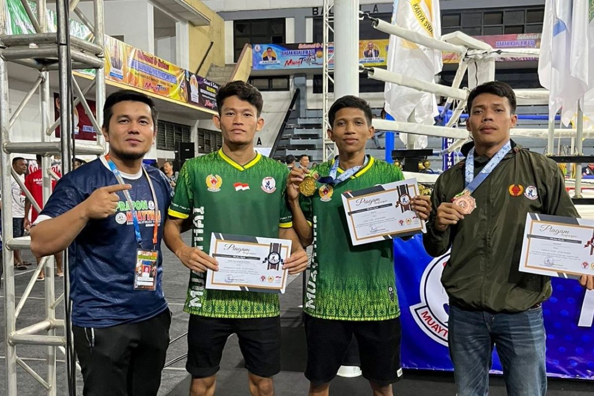 Tiga atlet Muaythai Bengkalis lolos PON Aceh-Sumut 2024