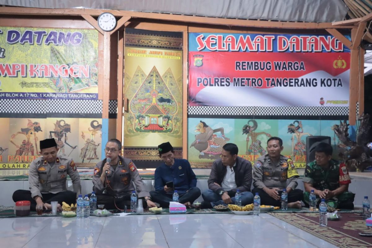 Antisipasi geng motor, Polres Metro Tangerang giatkan patroli