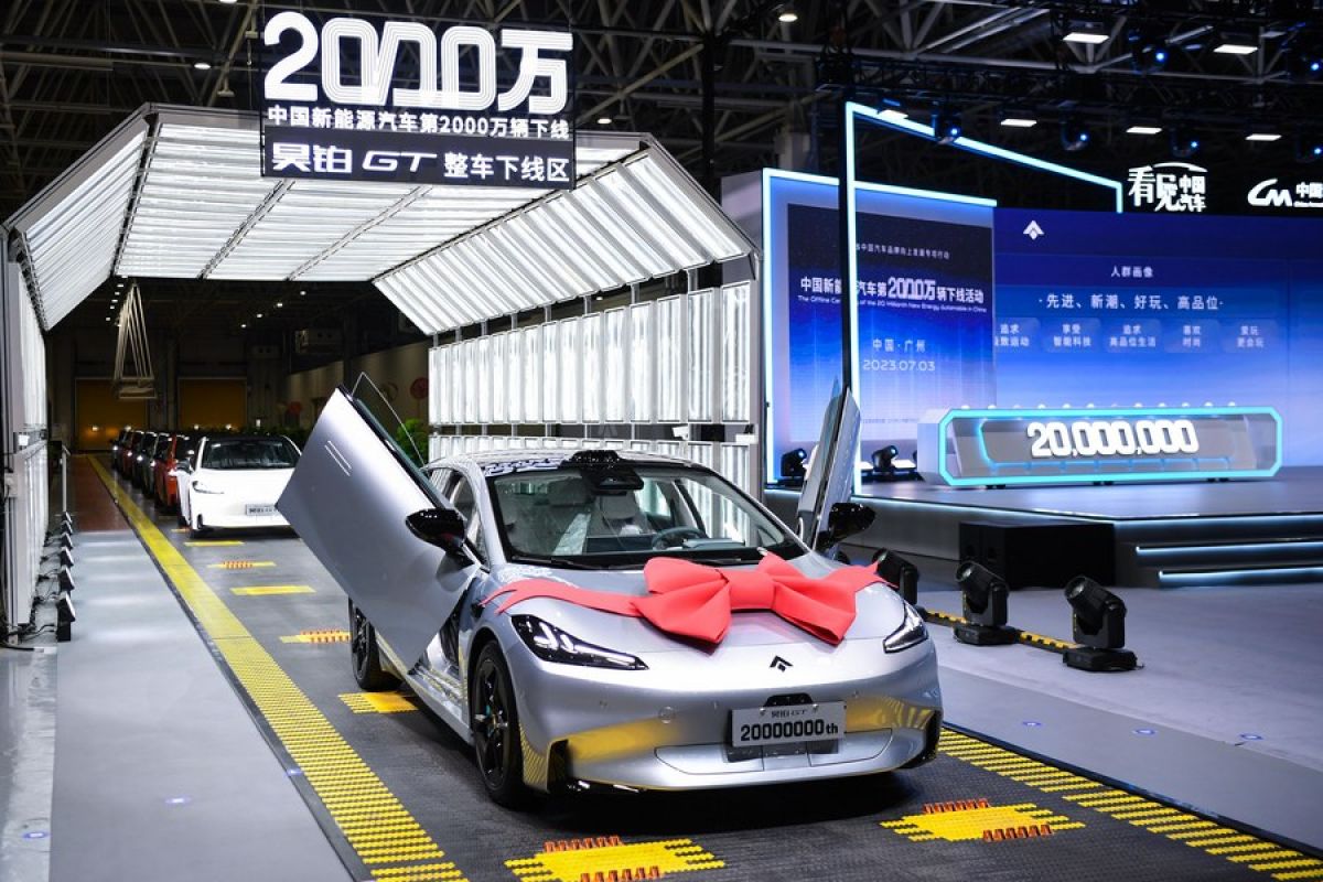 Produsen mobil China GAC laporkan lonjakan penjualan NEV di H1 2023