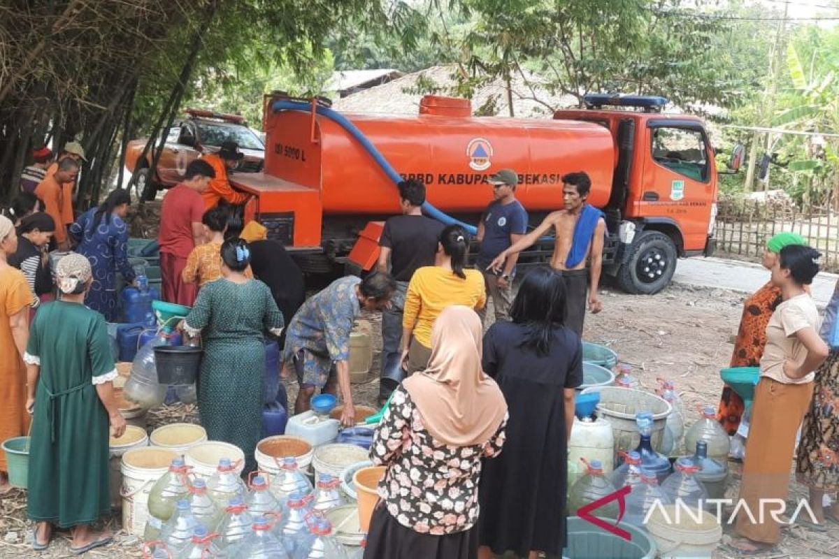 18.243 warga Kabupaten Bekasi terdampak kekeringan akibat musim kemarau ekstrem