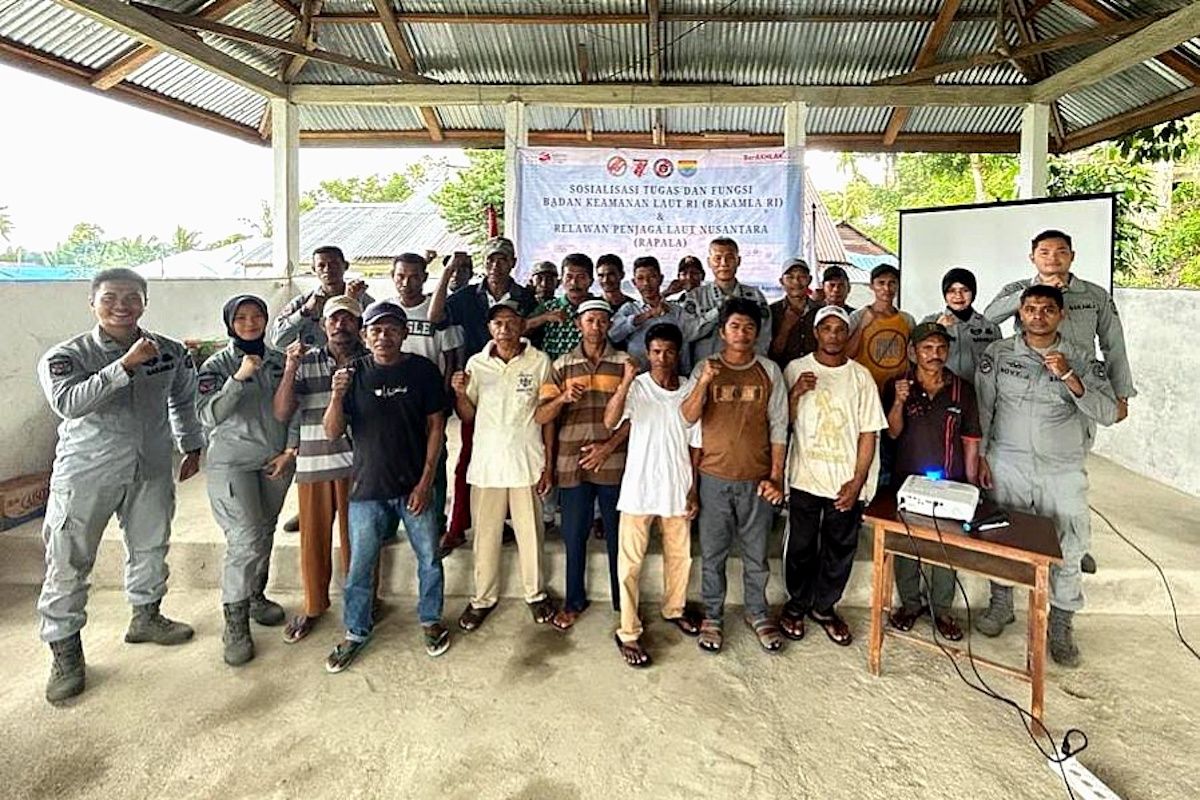 Bakamla bentuk relawan penjaga laut di SBB jaga perairan di Maluku