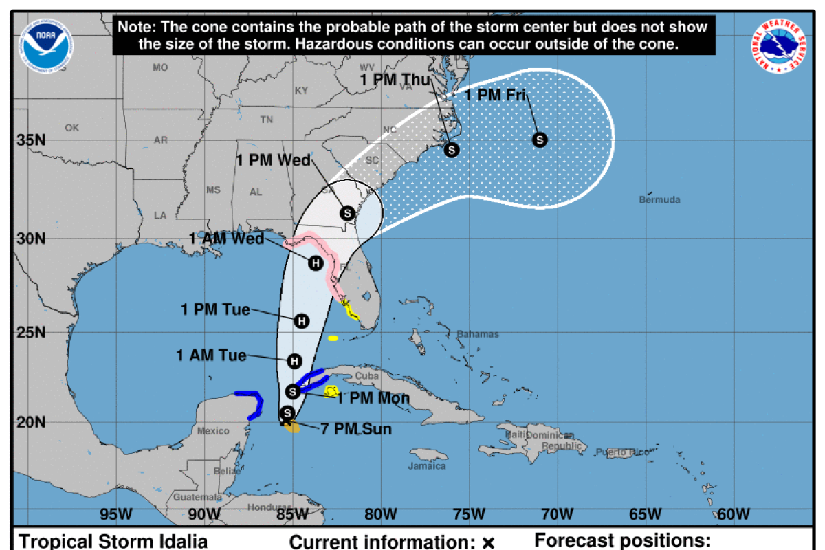 Bergerak ke Florida, badai tropis Idalia diperkirakan akan menguat