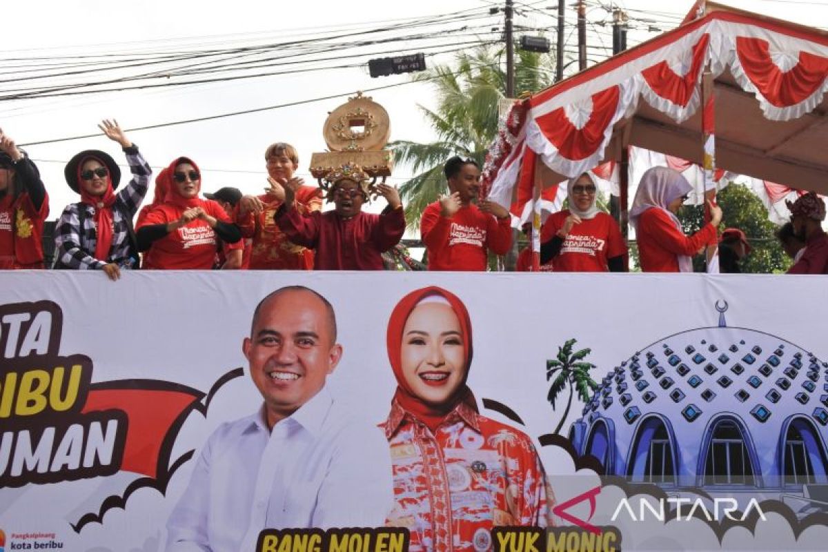 Bawaslu Babel: atribut parpol di karnaval HUT RI bentuk sosialisasi