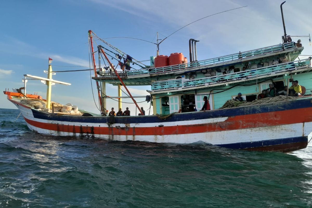 23 awak kapal pengguna cantrang ditahan di Perairan Karimata