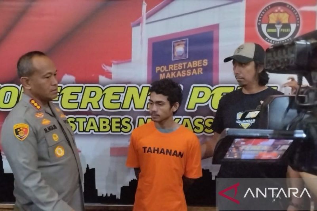 Polisi ringkus seorang terduga perampok toko kelontong di Makassar