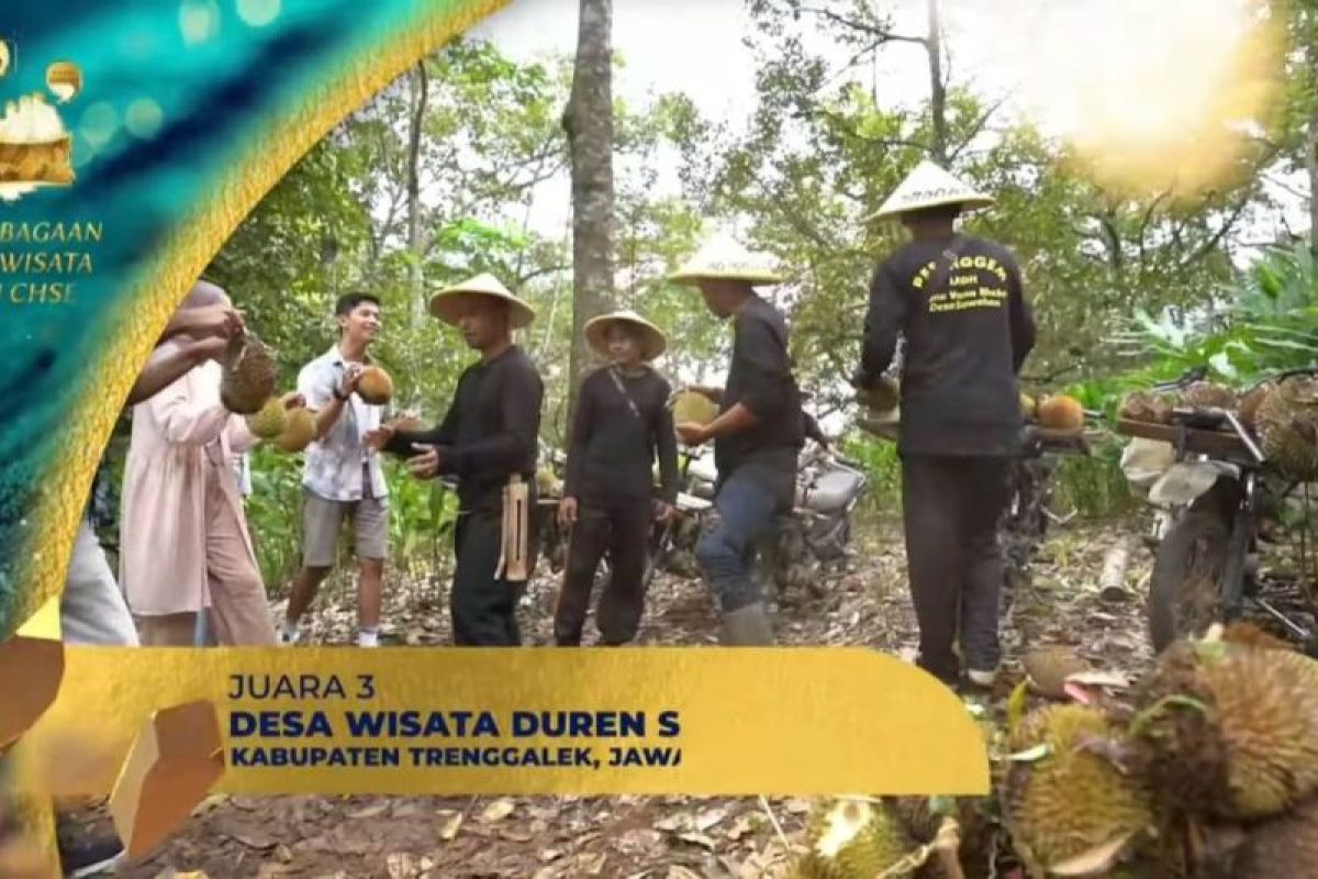 Kampung Durian Trenggalek juara Anugerah Desa Wisata Indonesia