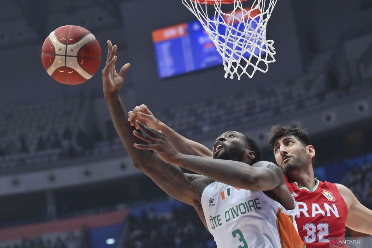 FIBA World Cup 2023 : Pantai Gading kalahkan Iran 71-69