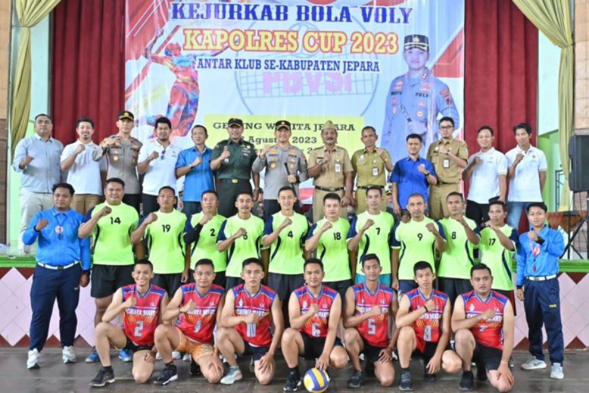 Polres Jepara gelar turnamen bola voli untuk jaring bibit  atlet muda