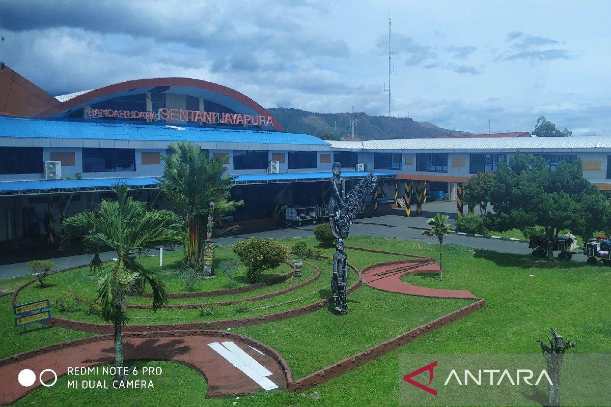 PT Angkasa Pura I Bandara Sentani Jayapura akui aktivitas penumpang turun