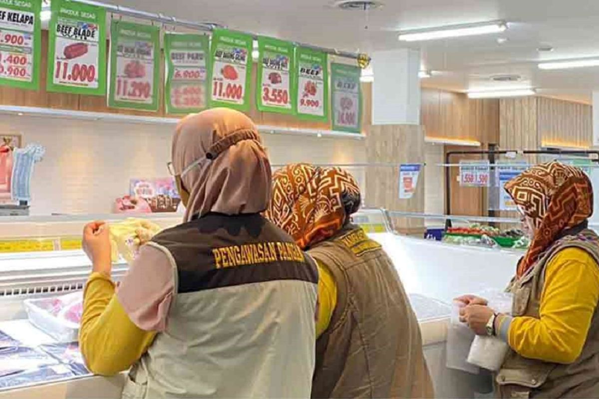 DKP Kota Tangerang lakukan pengujian pangan di pasar modern