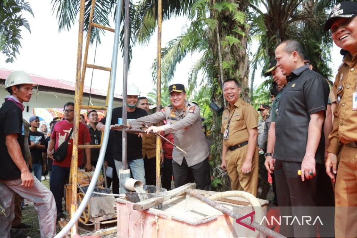 Polda Riau berikan bantuan 23 sumur bor untuk masyarakat