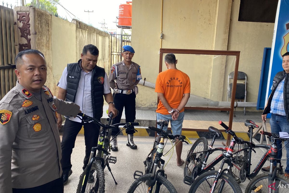 Maling sepeda diringkus di Pekanbaru, dijual ke penadah Rp100 ribu