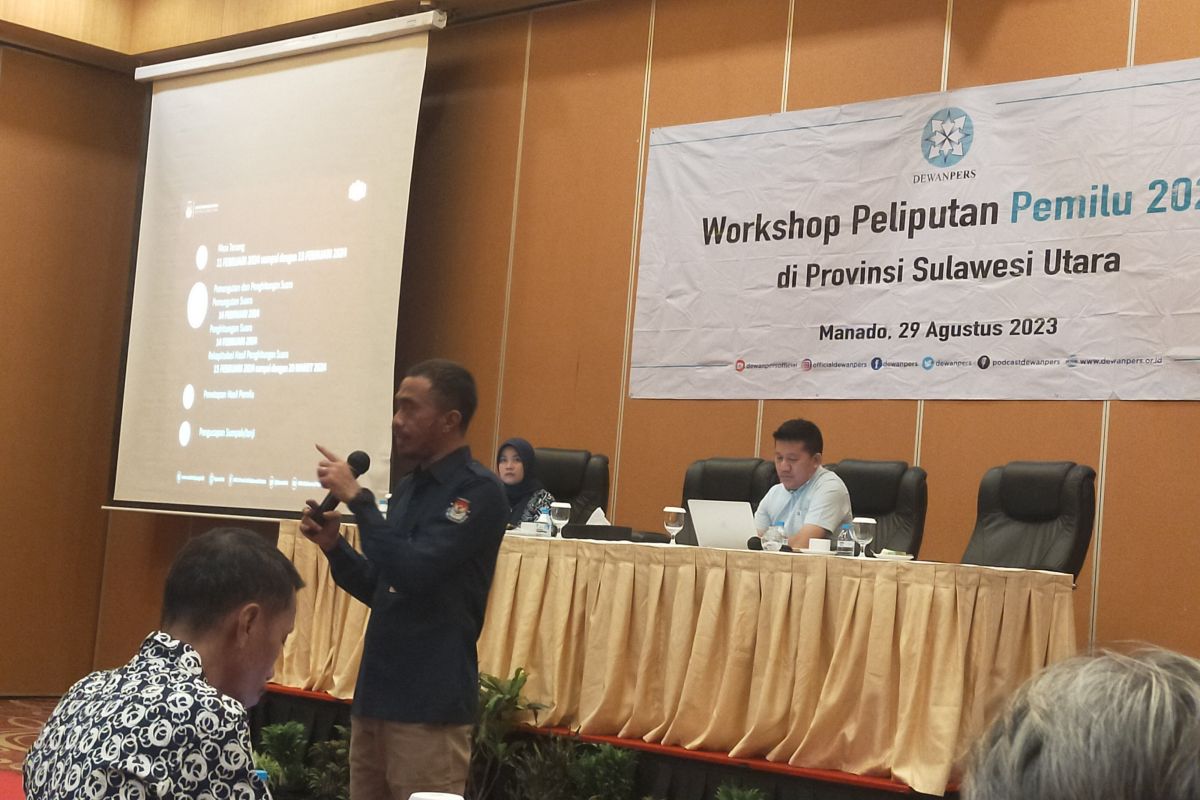 Dewan Pers gelar workshop peliputan pemilu di Sulut