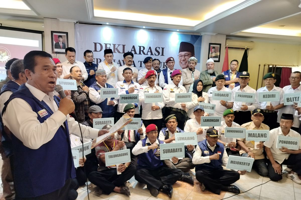 Purnawirawan TNI/Polri Jatim deklarasi dukung Anis Baswedan maju Pilpres