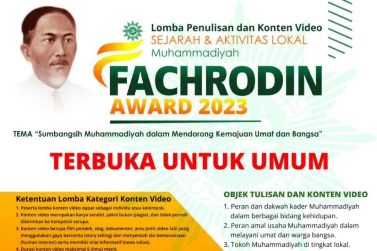 PP Muhammadiyah gelar lomba penulisan artikel dan konten video