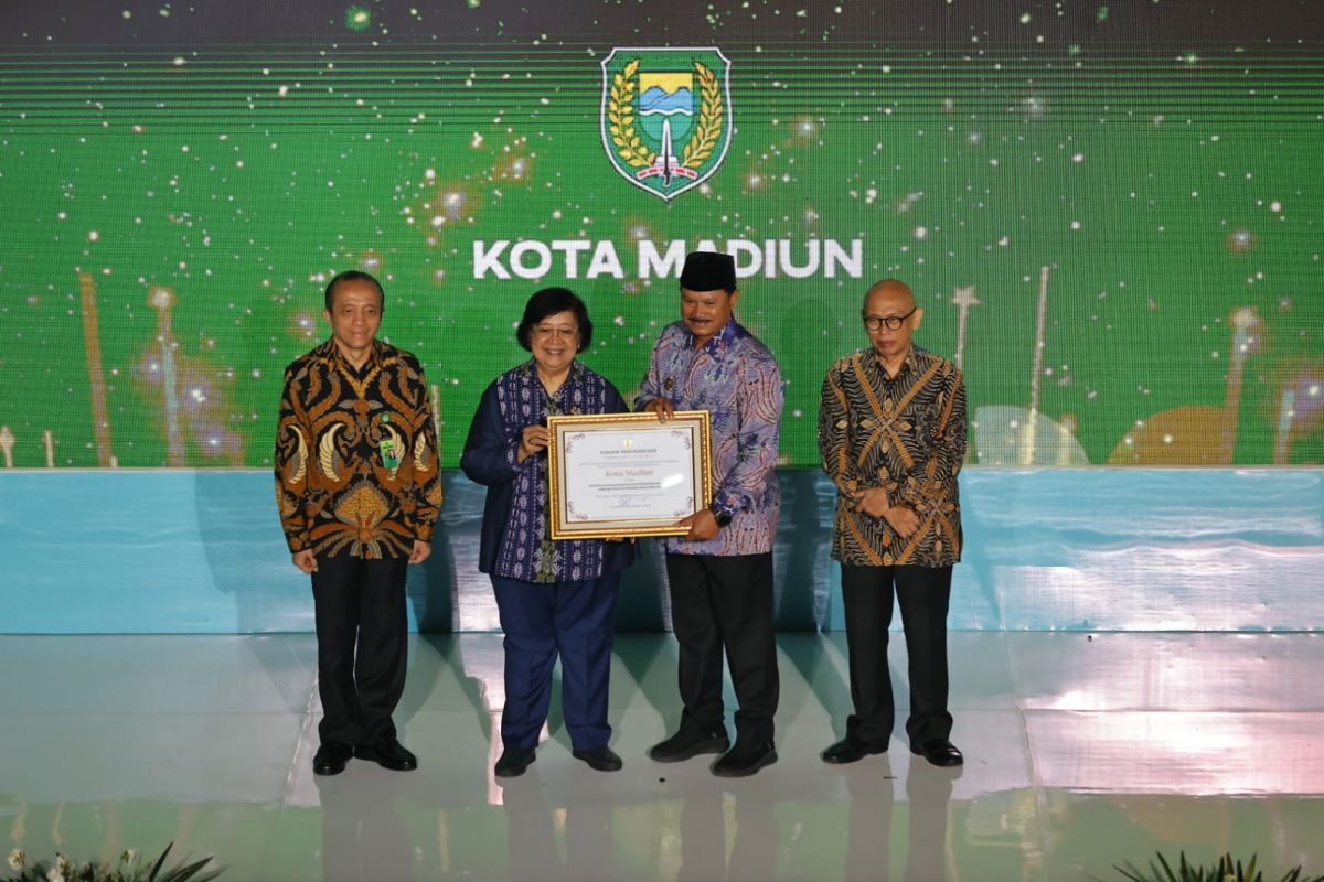 Kota Madiun raih penghargaan Nirwasita Tantra 2022 dari Kementerian LHK