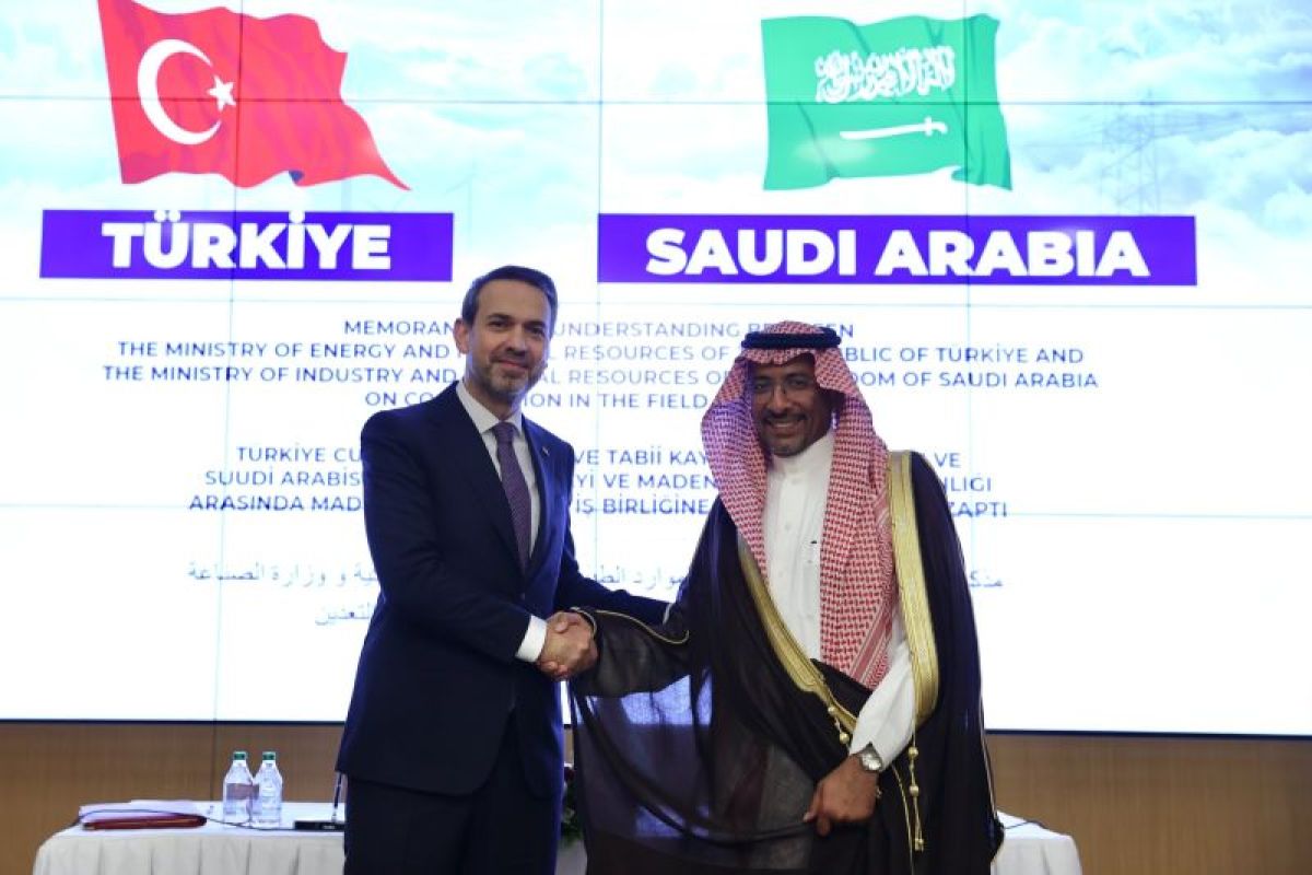 Arab Saudi-Turkiye teken kesepakatan kerja sama pertambangan