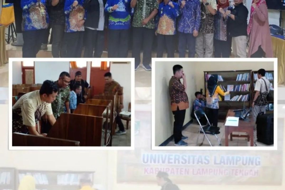 Bupati Lampung Tengah dampingi tim assessor Kemendikbudristek tinjau PSDKU Unila di Lampung Tengah