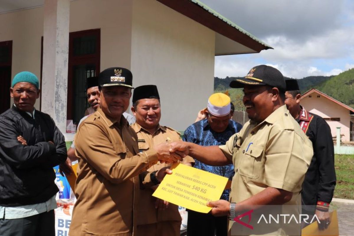 Petani gagal panen di Aceh Tengah dapatkan bantuan cadangan pangan