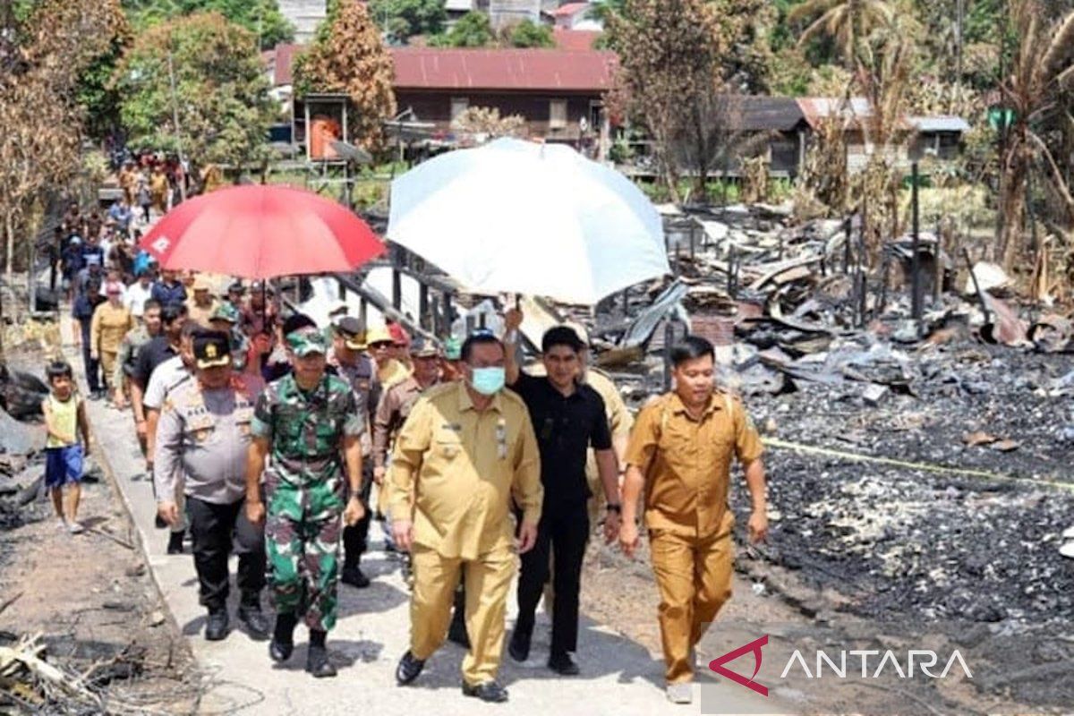 Bupati Kutai Barat kirim bantuan makanan untuk korban kebakaran